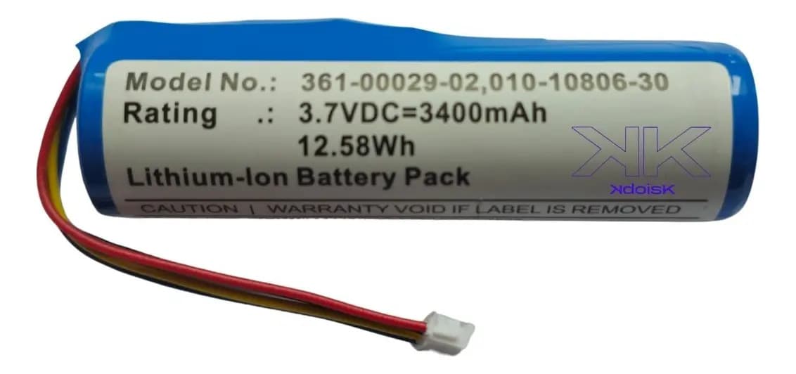 Coleira Garmin T5 / Tt15 Bat.eria 3.400mah Nova C/ Garantia Azul