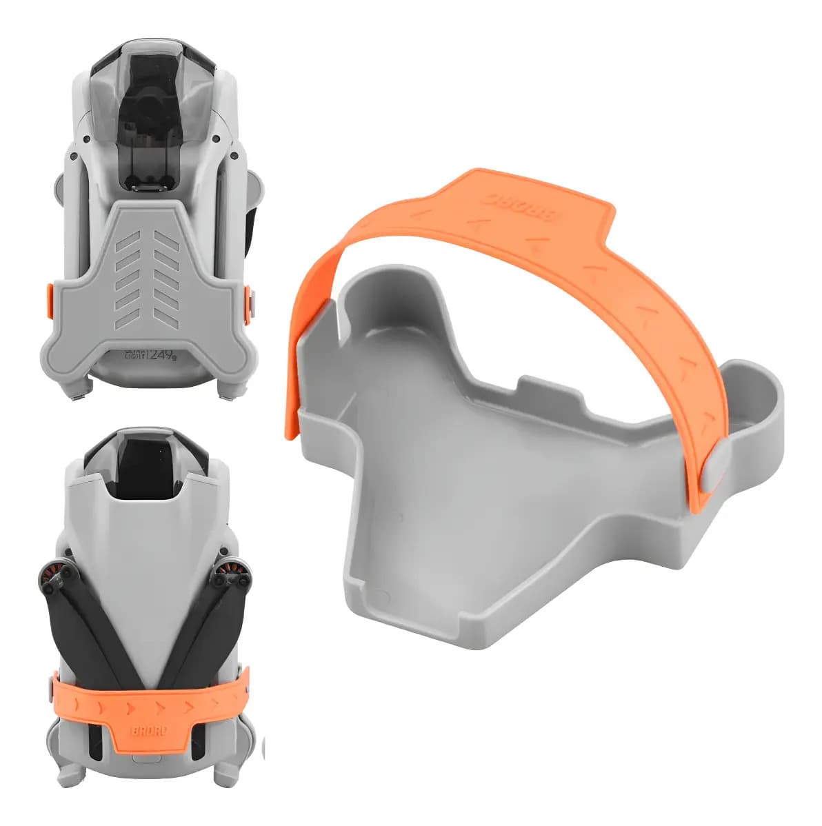 Protetor De Helice Dji Mini 3 Pro Mini 3 Trava Braços Drone Cinza